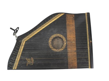 Antique "The Columbia No.3" Zither by Phonoharp Co