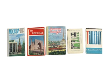 A Lot of Postcards & Booklet for Soviet-Era Cities