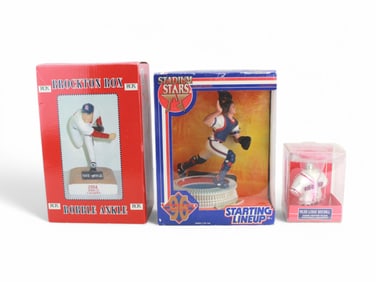 Three Sports Collectible Items