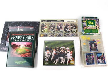 A Group of Baseball Sports Collectibles