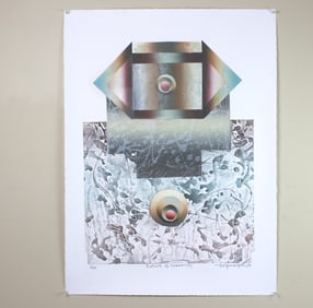 Tadeusz Lapinski, Rebirth of Creativity,Lithograph