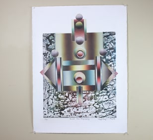 Tadeusz Lapinski Signed and Numbered Lithograph