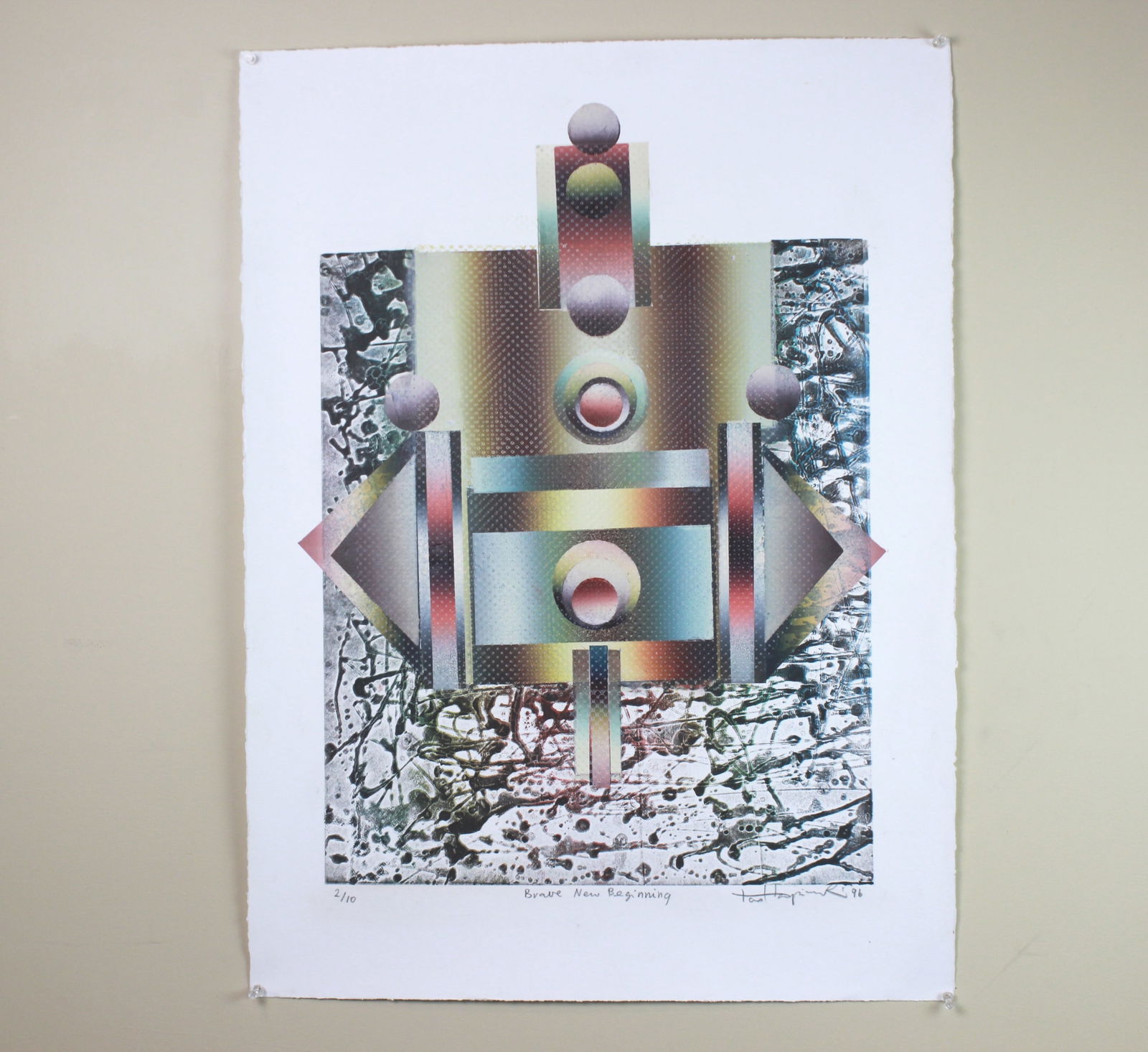 Tadeusz Lapinski Signed and Numbered Lithograph (1 of 3)