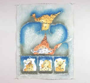 Signed Etching by Bernard Berthois-Rigal