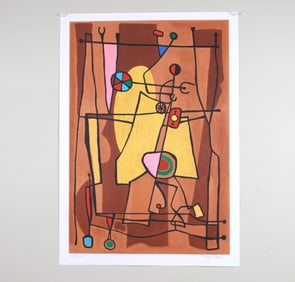 Mayeu Passa, Camouflage, Signed Lithograph