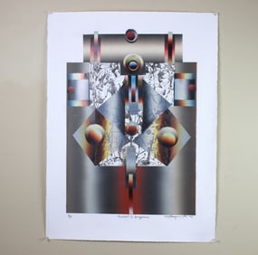 Tadeusz Lapinski Signed and Numbered Lithograph