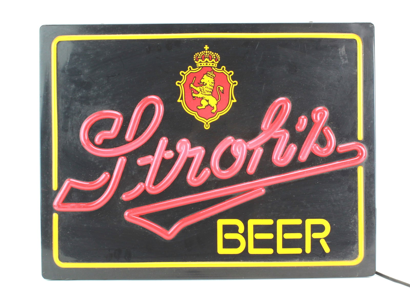 Stroh's Beer Light Up Bar Sign (1 of 4)
