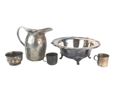 Vintage Silver Plate Tableware Collection