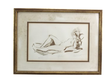 Jan De Ruth, Nocturne, Signed Lithograph