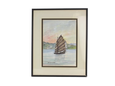 Simon Chong Yew, Junk On Shoreline, W/C