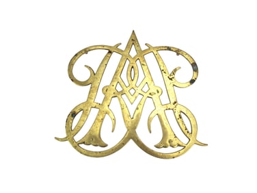 Queen Ann Cypher Brass Trivet