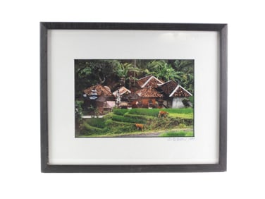 Framed Village Scene Photograph by C.S. Epstein