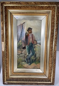 Luigi Fontana, Italian Fisherman, O/C