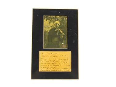 Autograph And Portrait of a Catholic Clergyman