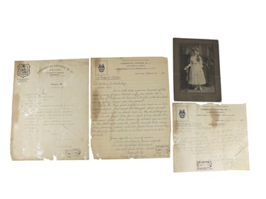 THREE LETTERS FROM FAIMOUNT COUNCIL, C1930S