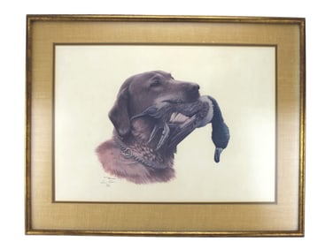 LOUIS FRISINO, DOG "ROXIE", LITHOGRAPH