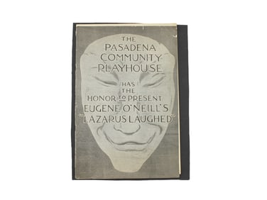 Pasadena Playhouse Program – Lazarus Laughed,1929