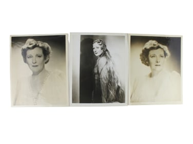 THREE PHOTOS OF MAGGIE TEYTE