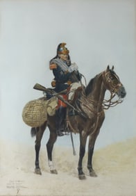 Mounted Soldier By Edouard Detaille 1879