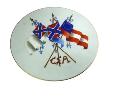 Haviland France CSA Commemorative Porcelain Plate