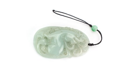 A Chinese Finely Carved Jade Pendant
