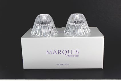 Waterford Marquis Lead Crystal Solara Votives