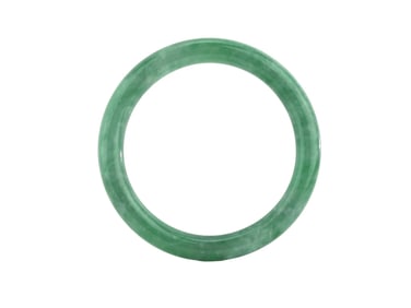 Translucent Green Jadeite Bangle