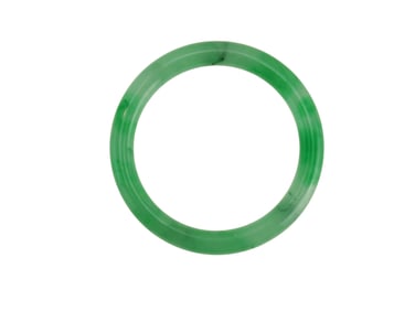 A Translucent Green Jadeite Bangle