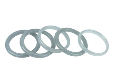 Group of Five Polished Agate Bangles