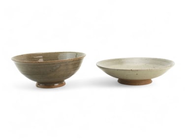 Two Chinese Celadon Bowls