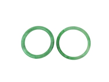 Pair of Translucent Green Jadeite Bangles