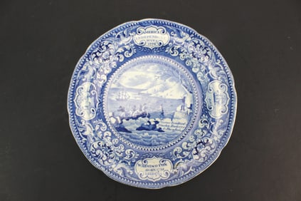 1825 Staffordshire Enoch Woods Independence Plate