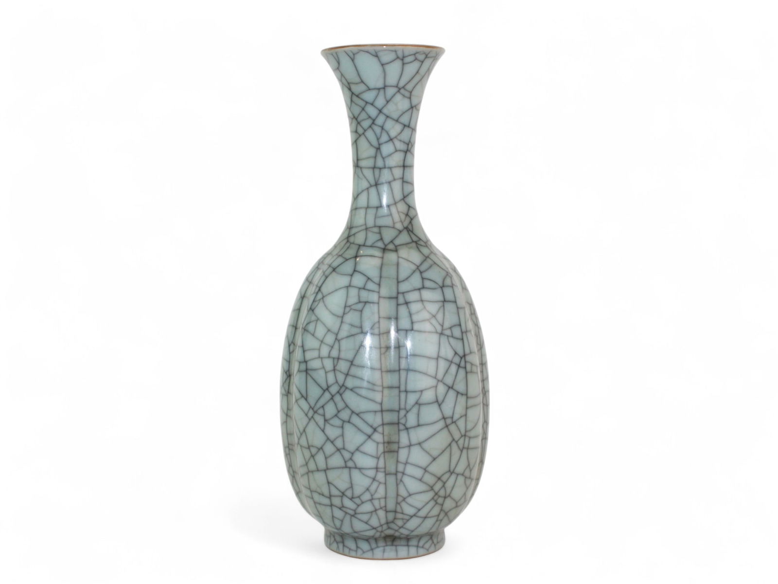 Chinese Crackle Glazed Longquan Celadon Vase (1 of 4)