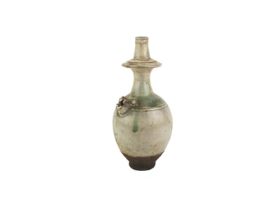 Chinese Qingbai-Style Glazed Holy Ewer