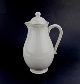 Bauhaus White Porcelain Individual Coffee Pot