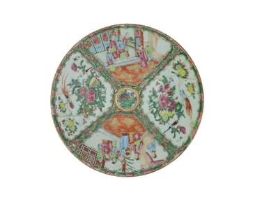 CHINESE EXPORT ROSE MEDALLION PLATTER