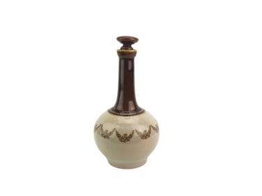 FRANCE CK GLOBE SHAPED STONEWARE BOTTLE