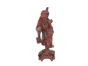 Chinese Wood Carving of Wiseman