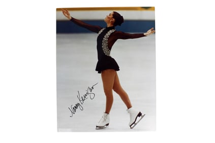 Nancy Kerrigan Signed Skating Photo