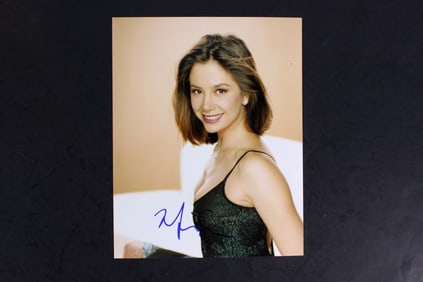 Signed Photo of Actress in Black Dress