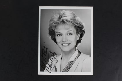 Cathy Rigby Signed B/W Photo
