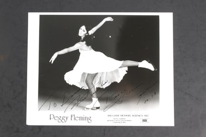 Peggy Fleming Signed Skating Photo
