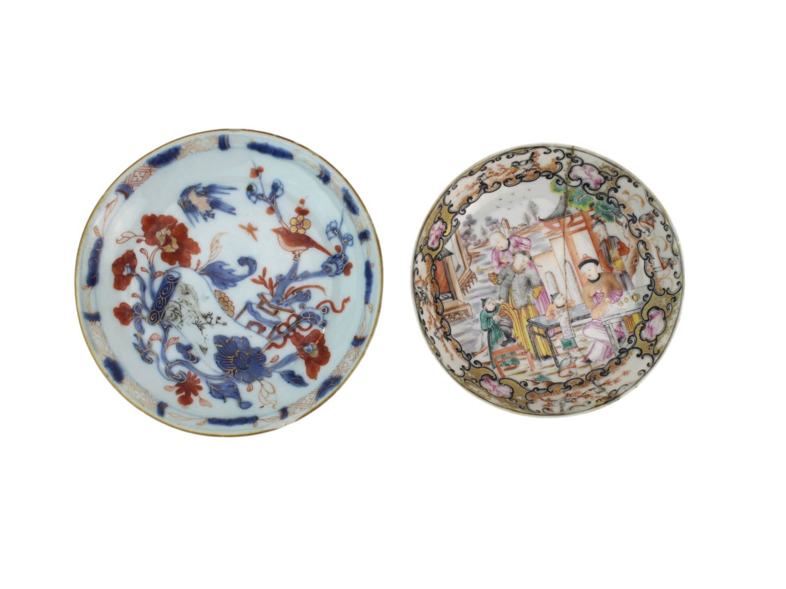 Two 19th C Chinese Export Porcelain Dishes