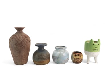 Group of Four Collectible Ceramic Vases