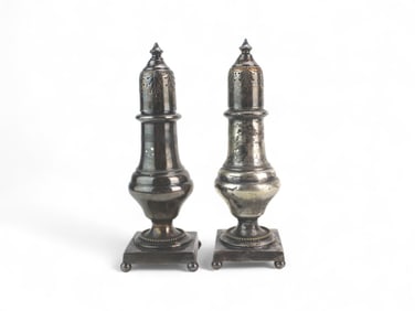 Pair of Silverplate Salt Shakers