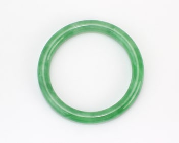 Green Jadeite Bangle Bracelet