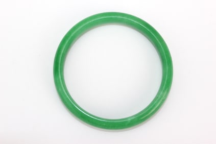 Green Jadeite Bangle Bracelet
