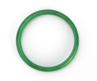 Polished Green Jadeite Bangle