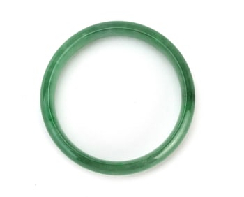 Green Jadeite Bangle Bracelet