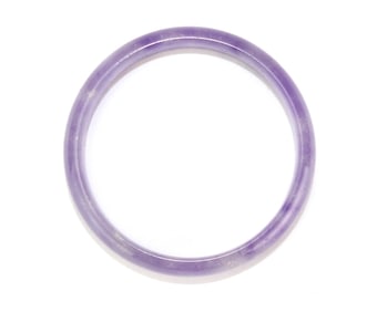 Lavender Jadeite Bangle Bracelet